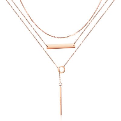 ARIELLE - necklace - rose gold