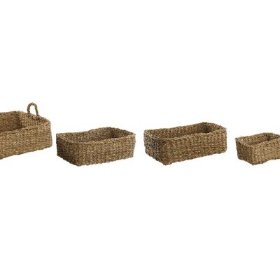 Set cestini 5 alghe marine 51X42X14 Naturale DC202115