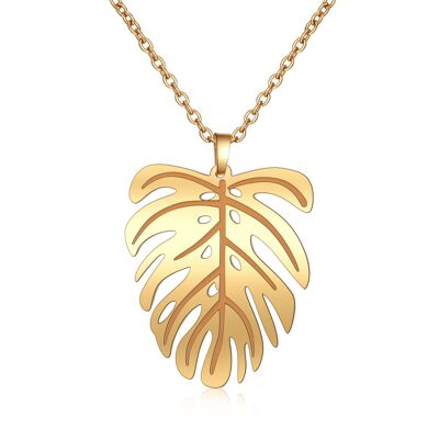 JUNGLE - necklace - gold