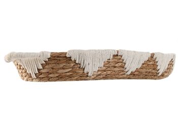 PANIER SET 2 FIBRE DE COTON 50X28X6 NATUREL DC212128 3