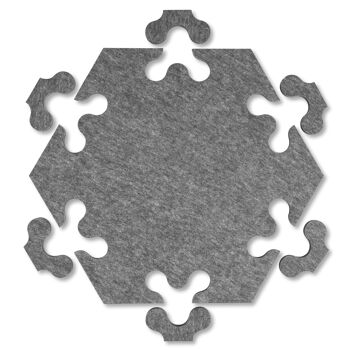 panneaux acoustiques plotony hexagone, 6 pièces 2