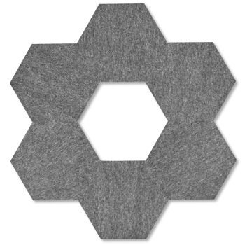 panneaux acoustiques plotony hexagone, 6 pièces 5