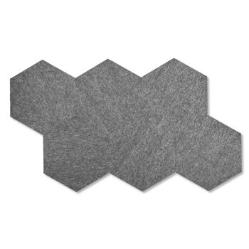 panneaux acoustiques plotony hexagone, 6 pièces 7