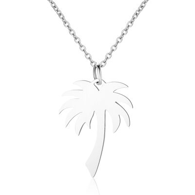 PALMIER - necklace - silver
