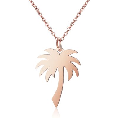 PALMIER - necklace - rose gold