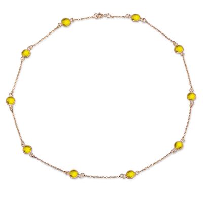 LAVANDE - necklace - gold - amethyst (purple)