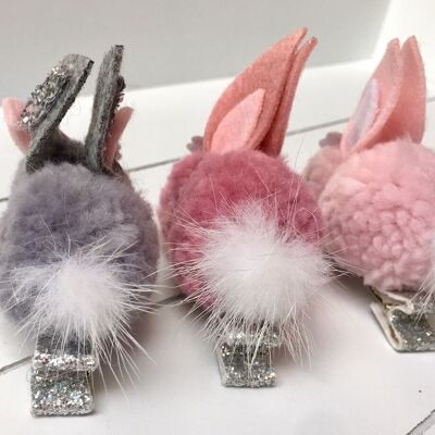 Collezione Pasqua - Coniglietto pasquale con pompon 3D