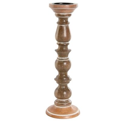 CANDELABRA HANDLE 15X15X46 NATURAL BROWN PV212801