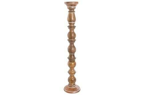 Candelabro Mango 15X15X76 Natural Marron PV212799