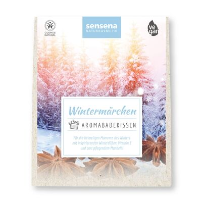 sensena Naturkosmetik Aromabadekissen - Wintermärchen - Pflegender Badezusatz mit kostbaren Essenzen