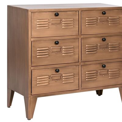 METAL DRAWER CABINET 78X34X70 GOLDEN LOCKER MB209226