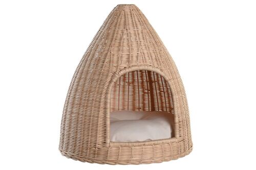 CAMA MASCOTA RATAN 45X45X57 NATURAL RM205448