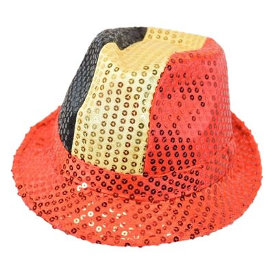 Cappello con paillettes belga