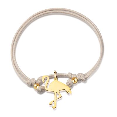 FLAMANTE - pulsera nude - oro