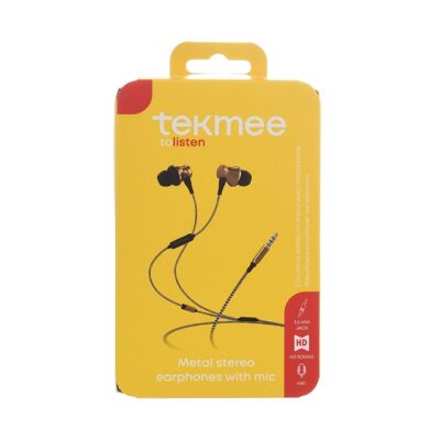Auriculares estéreo con cable