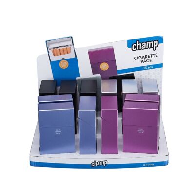 Boîte Push Plastique 20 Cigarettes