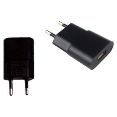 Prise Chargeur Murale USB Noire Tekmee