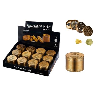 Gold Metal Grinder 50mm