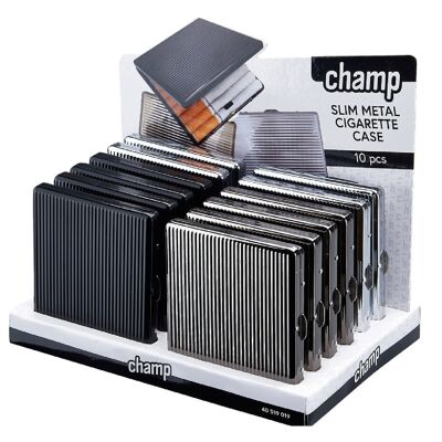 Slim Metal 10 Cigarette Case