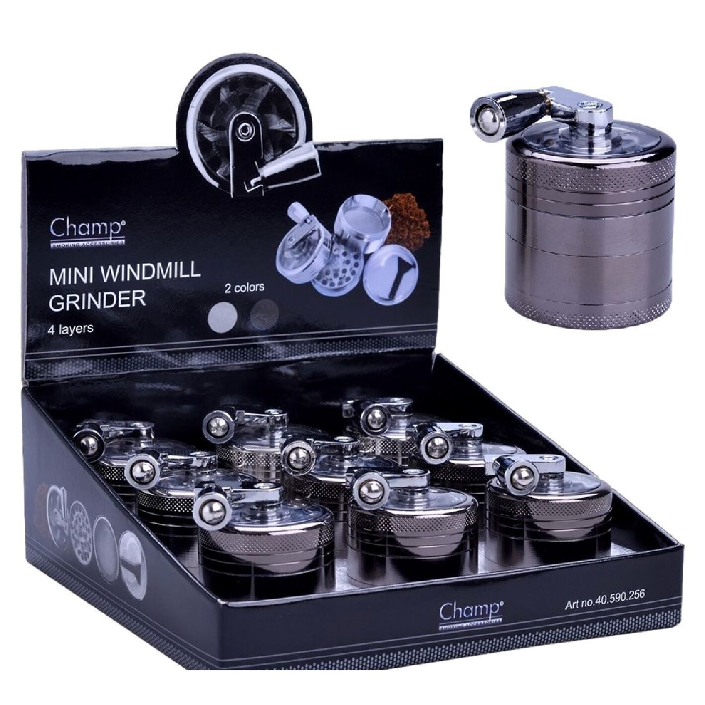 Smerigliatrice in metallo con manovella