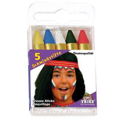 Carnival / Halloween Makeup Pencils x5