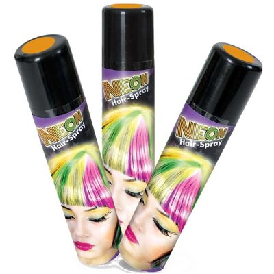 Spray para el cabello Naranja Neón Carnaval / Halloween