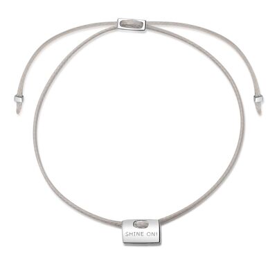 LORIE - Armband nude/silber - silver