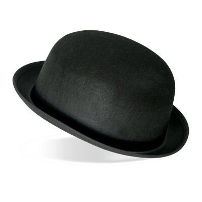 Chapeau Melou Noir Taille 56/58 Carnaval