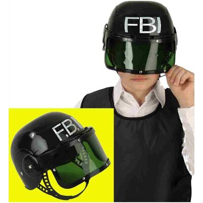 Disfraz de casco del FBI