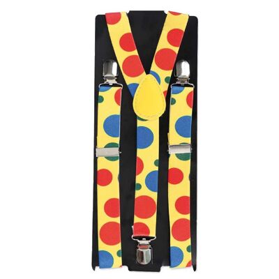 Suspenders Carnival Clown Pants