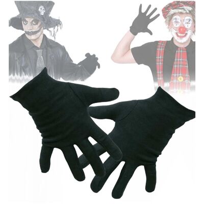 Schwarze Handschuhe-Kostüm