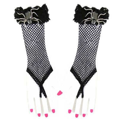 Gants Dame Araignée Déguisement