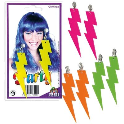 Neon-Kostüm-Ohrringe
