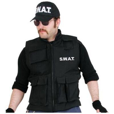 Erwachsenenkostüm SWAT-Jacke Größe XXL
