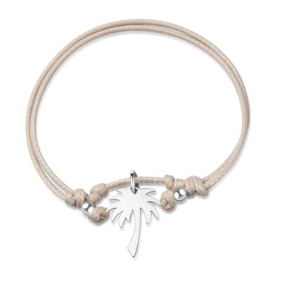 PALMIER - bracelet nude - silver