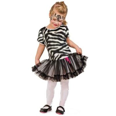 Costume Zebra da Bambino 116 Cm