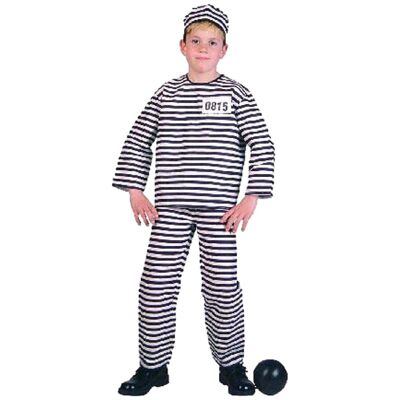 Costume da Prigioniero Bambino 164 Cm