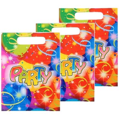 Set of 6 Birthday Balloon Party Bags