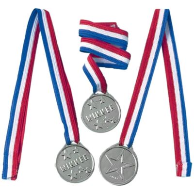 Medal With Ribbon 12 Pieces