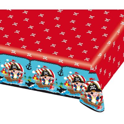 Mantel Laminado Cumpleaños Pirata 120 x 180 Cm