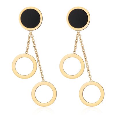 ANNE - earrings - gold