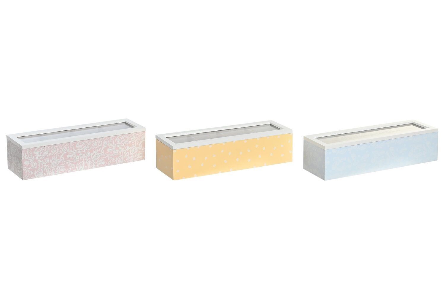 CAJA INFUSIONES MDF CRISTAL 30X9X8 3 SURT. PC204226