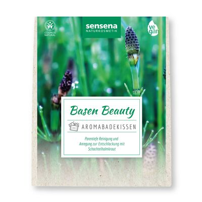 sensena Naturkosmetik Aromabadekissen - Basen Beauty - Badezusatz, Porentiefe Reinigung und Anregung zur Entschlackung