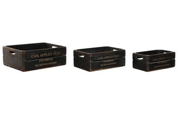 COFFRET 3 SAPIN 40X30X15 IMPRIMÉ DC214084 1