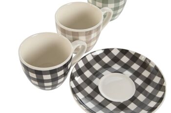 SERVICE À CAFÉ 6 PORCELAINE 8,5X6,2X5,5 90ML, VICHY PC209509 3