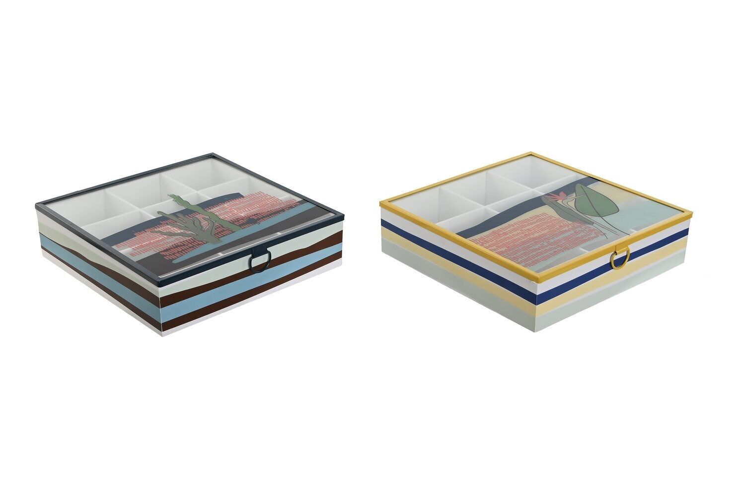 CAJA INFUSIONES MDF 24X24X6,5 TEIDE 2 SURT. PC211249