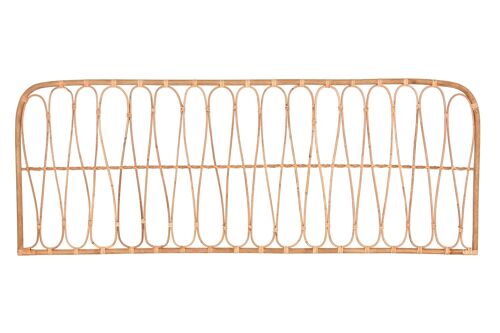 CABECERO CAMA BAMBU RATAN 160X2X60 NATURAL MB212292