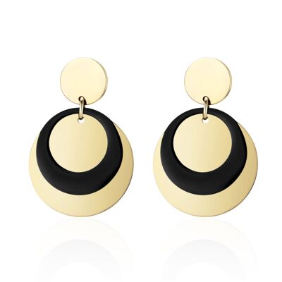 AMBRE - boucles d'oreilles - or