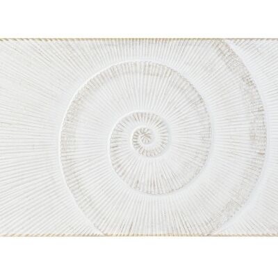 Cabecero Cama Mdf 160X3,5X80 Espiral Dorado MB182453