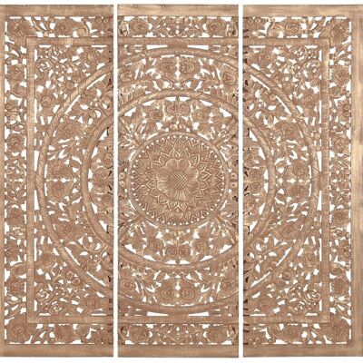 Cabecero Cama Set 3 Mdf 180X3,5X180 Mandala MB211506